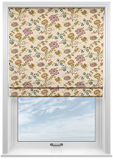 Land & Shore Orchard, Multi - Twist&Fit Roman Blind